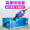 大型鱼缸洗沙换水器清洗工具电动洗砂吸污器吸便器抽粪器自动循环_1 默认尺寸 【加长版】10w+送14mm软管10米