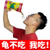 小乌龟饲料幼龟巴西鳄鱼龟食粮食中华龟鳄龟粮大火焰料通用专用 默认尺寸 200g中颗粒*1包
