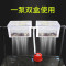 小型鱼缸乌龟龟缸过滤器低水位免换水浅水净水过滤盒大型家用自制 默认尺寸 普通款：大号裸盒