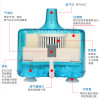迷你吸便器过滤器圆形氧气泵鱼缸过滤器过滤设备小型反气举_2 默认尺寸 蓝色水妖精（送过滤棉）