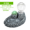 陆龟水盆泡澡喝水乌龟喂食盆爬虫缘爬宠喂水蜥蜴用品_1 默认尺寸 中号饮水器（送多肉植物）