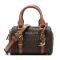 MICHAEL KORS 迈克·科尔斯 MK女士人造革配皮小号手提单肩斜挎包 32F9G06C0B BRN-ACORN-深棕色/橡果棕