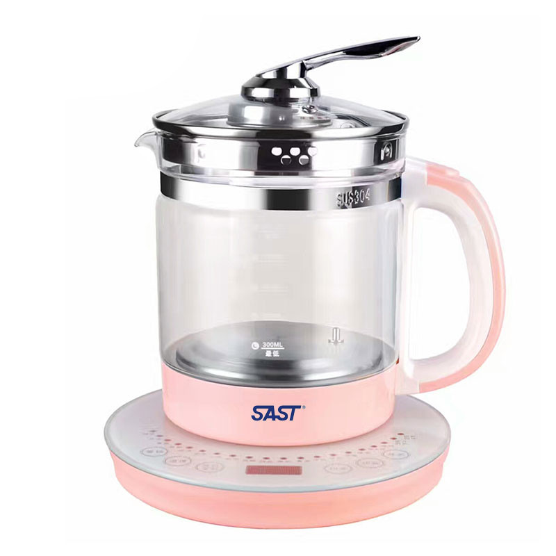 先科SAST XH-188Y 电水壶 1.5L花茶壶 智能感温800W多功能茶壶可立式提手 （单位：套）