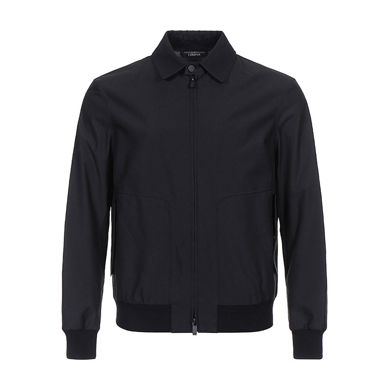 Z Zegna 杰尼亚 奢侈品 男士聚酯纤维短夹克上衣外套 VT040 ZZ054 XXL K09-黑色