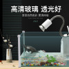 玻璃乌龟缸家用水陆缸带晒台别墅小大型鱼缸龟鱼混养缸乌龟专用缸_2 默认尺寸 中号龟缸（35*20*20）套餐一