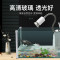 玻璃乌龟缸家用水陆缸带晒台别墅小大型鱼缸龟鱼混养缸乌龟专用缸_2 默认尺寸 鱼龟混养缸（42*25*20）套餐一
