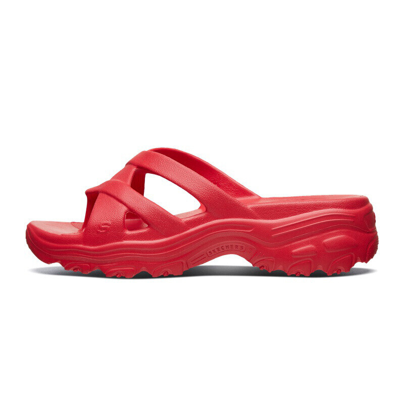 斯凯奇（SKECHERS）爵成同款女鞋dlites厚底增高熊猫拖鞋沙滩鞋31693 31693-RED（女） 5.5（35.5码）