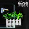 鱼缸小型超白玻璃热带水族箱长方形生态水缸中型客厅金鱼缸_3 默认尺寸 350超白裸缸