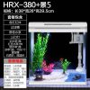 智能鱼缸客厅小型水族箱风水免换水生态玻璃桌面金鱼缸_588 默认尺寸 智能鱼缸（高清玻璃）白380灯光可调节亮度+景5+17件赠品