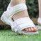 斯凯奇（SKECHERS）女鞋运动熊猫鞋时尚休闲凉鞋88888180 88888180-WHT（女） 5.5（35.5码）