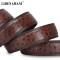 利登阿玛尼（LIDENAMANI）皮带男真皮正品时尚男士腰带年轻人纯牛皮板扣裤带潮 其他搭配请下单备注 120cm