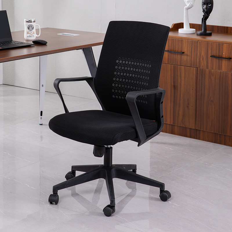卓澳(ZHUOAO)办公椅电脑椅会议椅老板椅时尚家用转椅-黑色 黑色