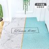 北欧入户地垫ins风进入丝圈蹭脚垫家用定制任意可裁剪地毯_2 120*240cm 绿色黎明可裁丝圈地垫