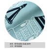 北欧简约窗帘客厅卧室儿童房窗帘网红ins遮光飘窗挂钩窗帘纱帘_1 宽2.5高2.6挂钩【高度免费裁剪】 绣花城堡(浅蓝)窗帘