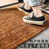 现代简约入户地垫进蹭土垫外脚垫刮泥家用吸水地毯 40*60cm （预售）椰棕素色地垫