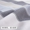 日式条纹桌布布艺棉麻小清新加厚茶几餐桌布现代简约加厚流苏北欧_1 130*220cm 晨曦深灰条纹流苏桌布