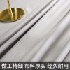 日式桌布布艺灰色棉麻亚麻餐桌布纯色现代简约素色茶几台布长方形 130*220cm 旭风米白桌布