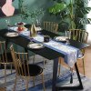 美式桌旗轻奢现代简约电视柜盖巾茶几餐桌布中间长条鞋柜盖布北欧_1 30*180cm 遇见维纳斯蓝色