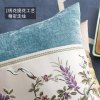 新中式抱枕靠垫中国风刺绣沙发靠枕套十字绣正方形大号四方枕头_1 50*50（单独枕套+枕芯） 果绿迷香抱枕