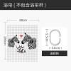 北欧风浴帘浴室防水布厕所卫生间洗澡隔断帘加高套装免打孔伸缩杆 默认尺寸 斑马情侣浴帘180宽*高200送钩