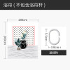 美式复古浴帘浴室防水布防霉卫生间隔断洗澡干湿分区家用加厚垂坠 默认尺寸 窗边风景浴帘200宽*高200cm送钩
