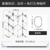 现代简约浴帘浴室防水布创意个性隔断帘子日式挂帘卫生间洗浴窗帘 默认尺寸 【套餐含杆优惠10元】120*200cm