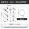 现代简约浴帘浴室防水布创意个性隔断帘子日式挂帘卫生间洗浴窗帘 默认尺寸 【套餐含杆优惠10元】150*200cm