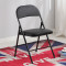 简易凳子靠背椅家用折叠椅子便携办公椅会议椅电脑椅座椅宿舍椅子_70 加强钢板底座双层海绵白腿红色