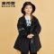波司登童装新款时尚风衣外套刺绣女童多穿保暖羽绒服 120cm(120/60) 硕士黑8500