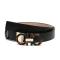 Salvatore Ferragamo 菲拉格慕 女士牛皮GANCINI皮带腰带 23B559 85 0717224-黑色