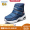 斯凯奇（SKECHERS）童鞋男童女童D’lites魔术贴保暖短靴休闲鞋664108L 664108L-NVOR（童） 4（36码）