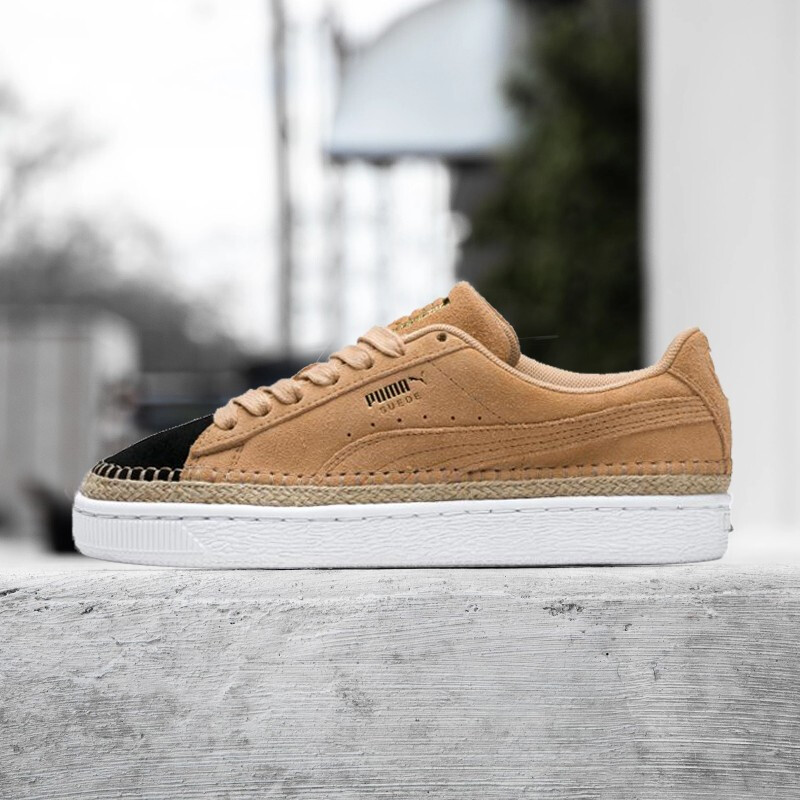 PUMA(彪马)SuedeSneakerdrilleWn\’s夏季女子低帮鞋36923 369234-01 38.5