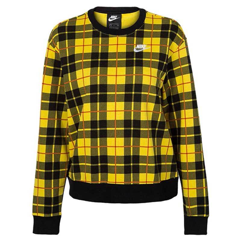 NIKE(耐克)ASWNSWCREWFLCAOPPLAID秋季女子针织套头衫C M CI5042-703