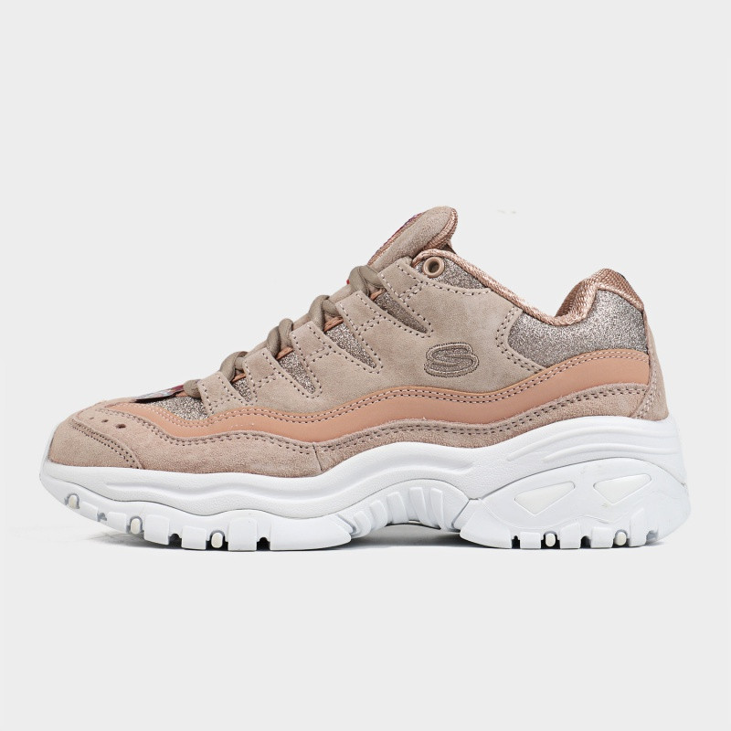 SKECHERS(斯凯奇)D\’LITES系列时尚绑带运动鞋冬季女子休闲鞋13409-NA 13409/NAT 38