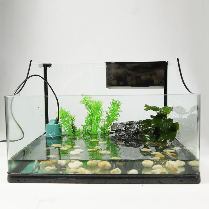 乌龟缸低水位过滤器抽水泵换水器过滤增氧循环四合一鱼缸过滤器_1