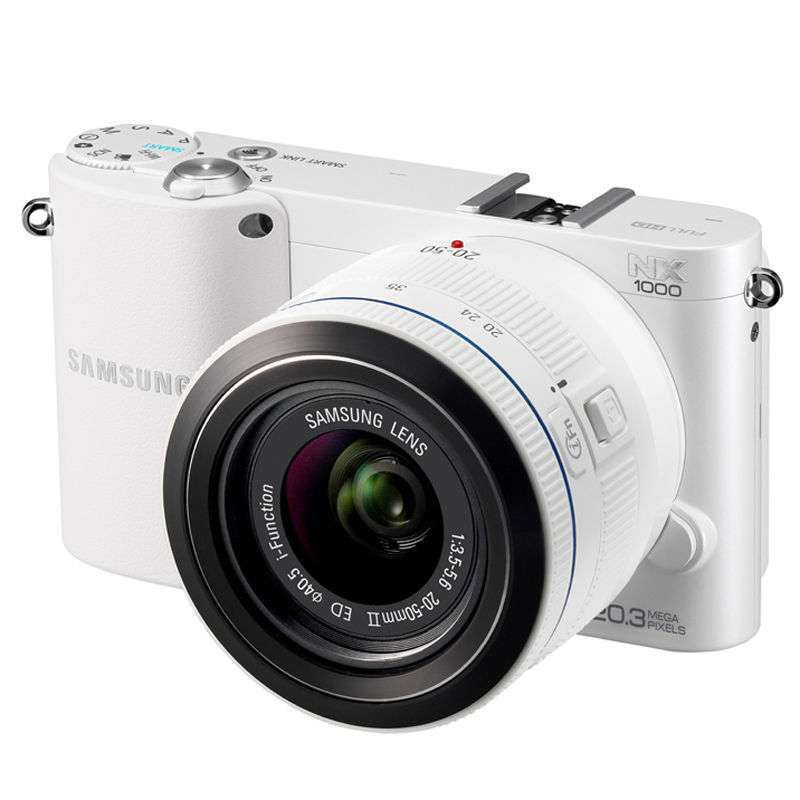 三星 微单相机 nx1000 (白) 20-50mm镜头 8g卡