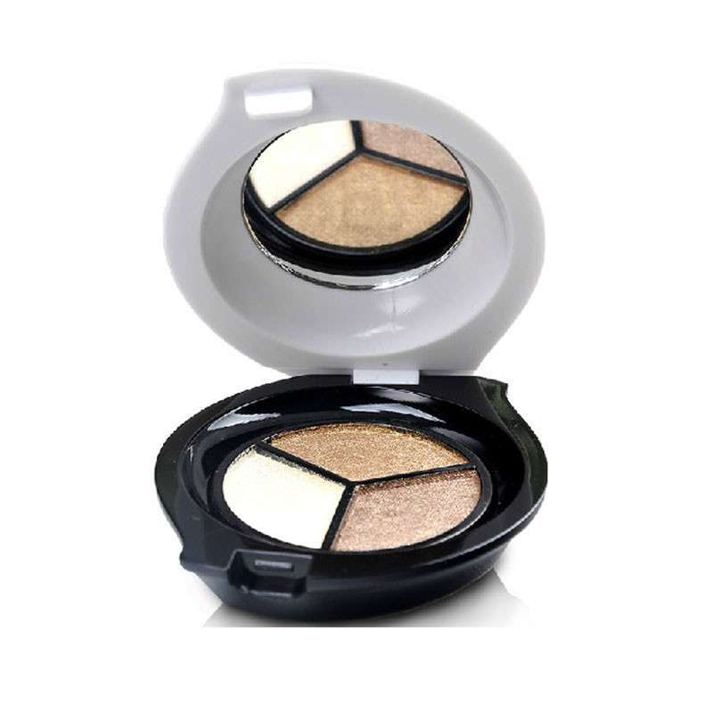 凯芙兰 甜幻映彩bb三色眼影 裸妆 大地色 粉色 彩妆2.