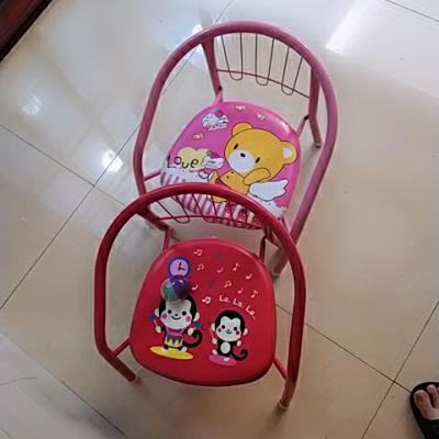 魔童儿童加厚靠背小椅子宝宝凳子卡通叫叫椅婴儿安全小板凳 颜色随机晒单图
