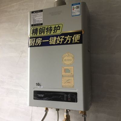 AO史密斯（A.O.Smith)16升燃气热水器JSQ33-VN 支持恒温 可支持CO报警 不锈钢水箱 天然气(美国灰)晒单图