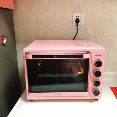 长帝(Changdi) 电烤箱CRTF32WBL 家用32L 四层烤位 搪瓷内胆 热风循环 烘焙无死角 旋转烧烤蛋糕烤箱晒单图