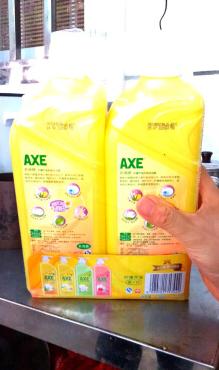 斧头牌（AXE）柠檬护肤洗洁精1.18kg*3瓶晒单图