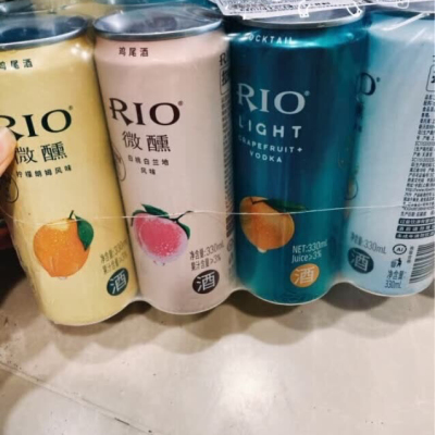 锐澳（RIO）洋酒 鸡尾酒 预调酒 白桃味330ml*6晒单图