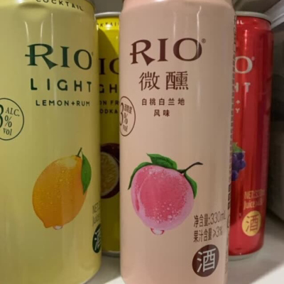锐澳（RIO）洋酒 鸡尾酒 预调酒 白桃味330ml*6晒单图