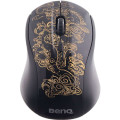 明基（BenQ）鼠标 龙年限量版ME660（黑底金龙）