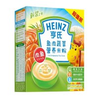 Heinz亨氏鱼肉蔬菜营养米粉400g