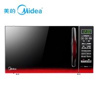 美的(Midea) 微波炉 EM7KCGW3-NR 黑色 20L 平板 微电脑