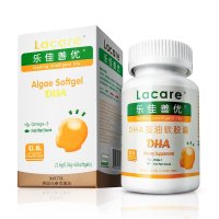 乐佳善优 Lacare DHA藻油软胶囊 60粒（婴幼儿型）美国原装进口