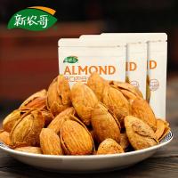 新农哥笑口巴旦木200g薄壳坚果零食干果特产扁桃仁奶香味