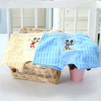 迪士尼宝宝(Disneybaby) 男幼童平角挖口款内裤2条装礼盒832653301 黄/蓝 S码