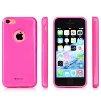 Comma(珂玛)清彩手机保护套苹果iPhone5c 浪漫红
